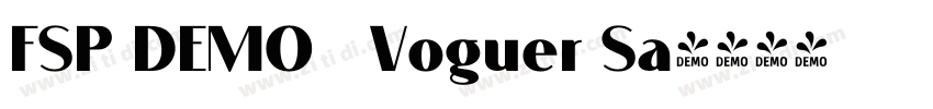 FSP DEMO   Voguer Sa字体转换